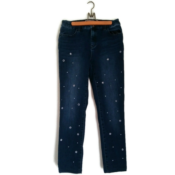 Chico's Denim - Chico's Embellished Women's Denim stretch Jeans